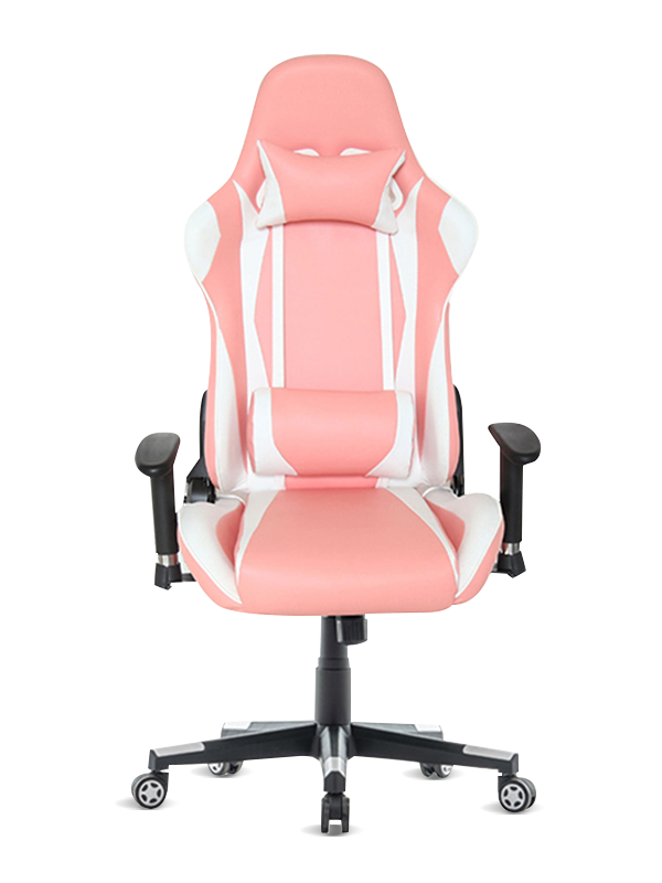 Cathaoirleach Cearrbhachais Ard-Ar ais Pink Cathaoireacha Cearrbhachais Eirgeanamaíochta 180 Céim Le Footrest 